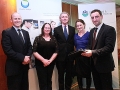 Michael Cooper, Daiichi Sankyo, Dr. Marion Broderick, Aran Island, Co. Galway,  Dr. Kevin Byrne,  Duncannon, New Ross Co. Wexford. Dr. Catherine O'Donnell, Strokestown, Co. Roscommon and Paul Muldoon, Daiichi Sankyo at the launch of the new Rural Doctors Website at the Bunratty Castle Hotel, Bunratty, Co. Limerick